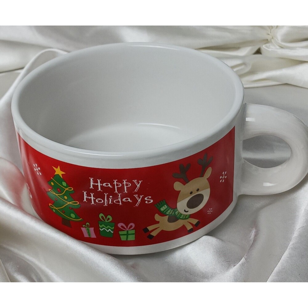 MTY INTERNATIONAL HAPPY HOLIDAYS SOUP MUG